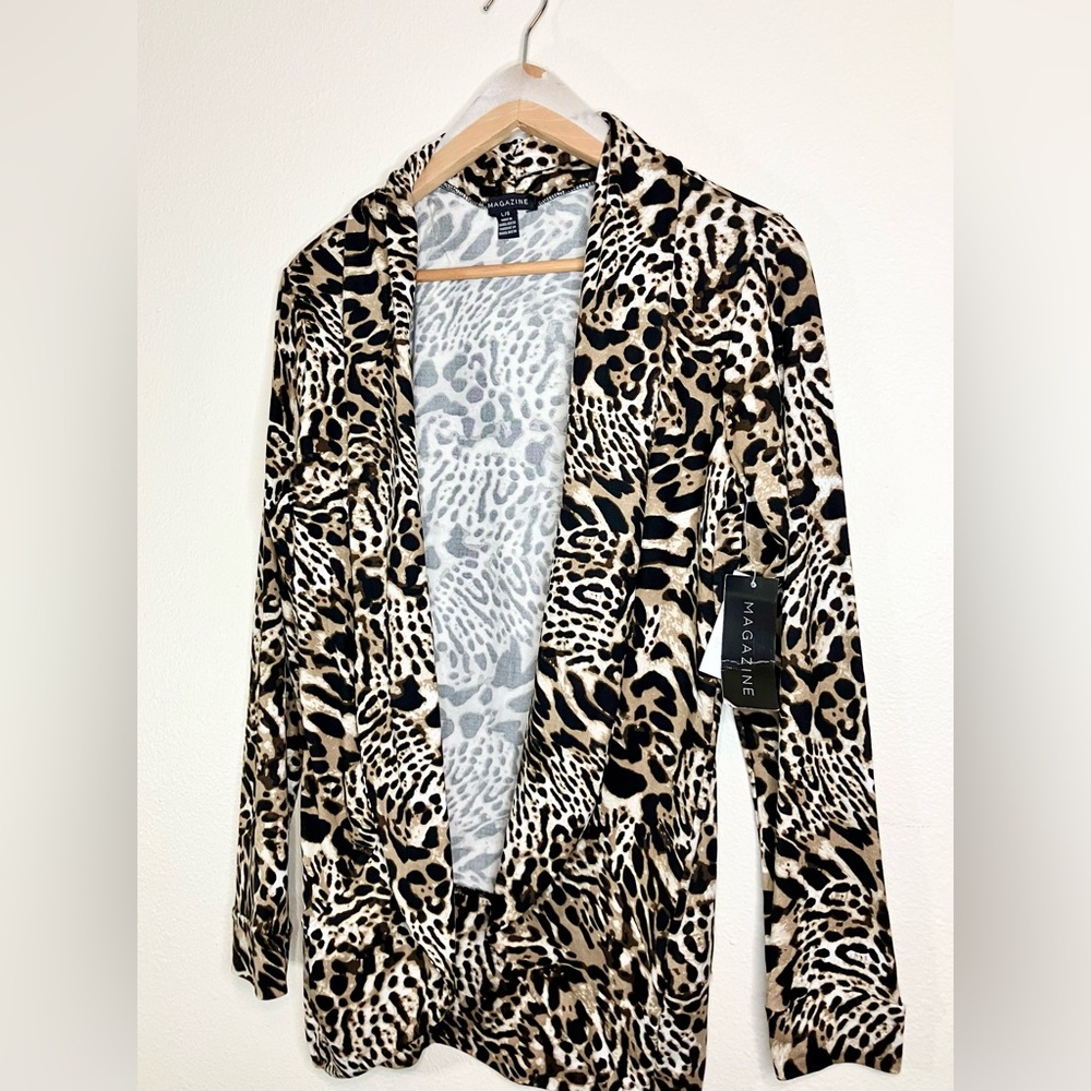 NWT🏷️•Blazer•SIZE-L•Leopard/Animal Print